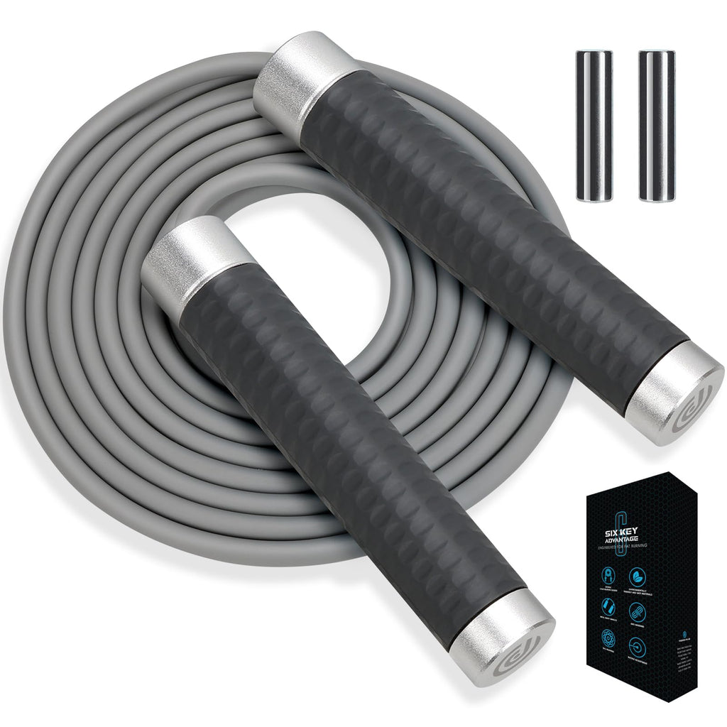 Weighted Jump Rope for Workout Fitness (1LB), Tangle-Free